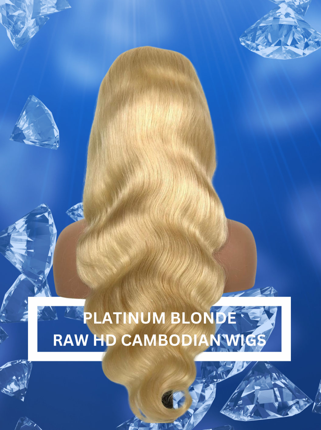 Platinum Blonde HD RAW Cambodian Wigs